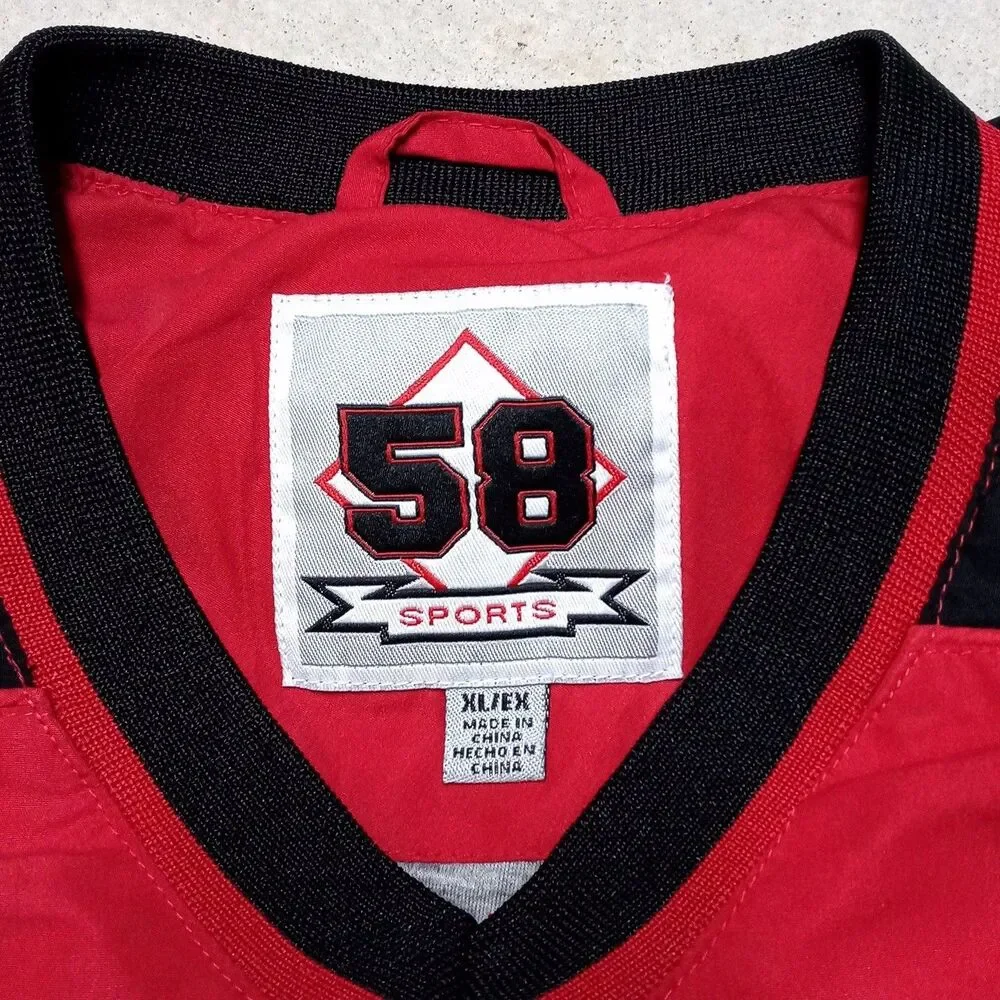 Ohio State Buckeyes Men’s XL Embroidered Side Zipper Pocket Pullover Windbreaker